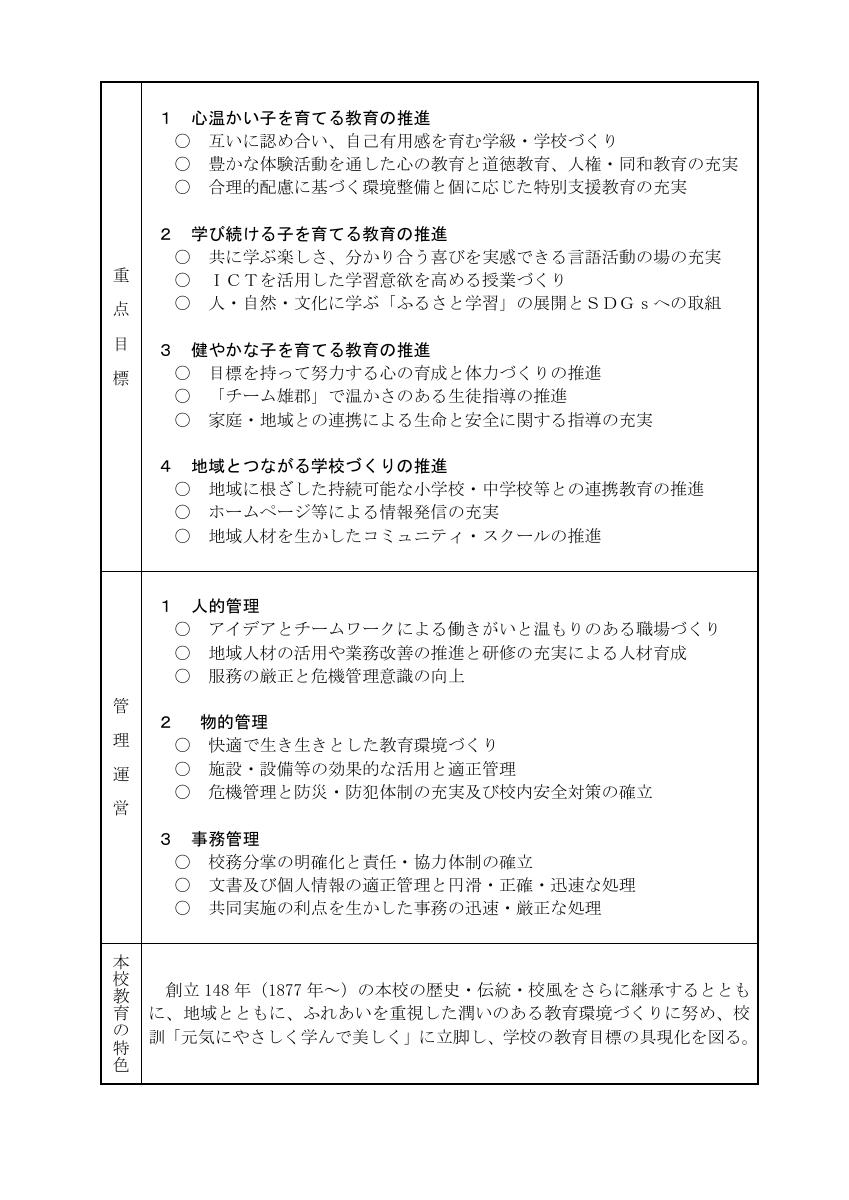 R７教育計画.pdfの2ページ目のサムネイル